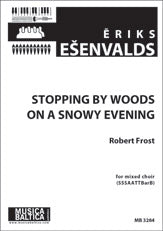 Stopping by Woods on a Snowy Evening for SSSAATTBarB Choir
