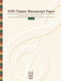 FJH Classic Manuscript Paper No. 2