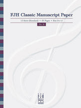 FJH Classic Manuscript Paper No. 3