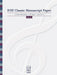 FJH Classic Manuscript Paper No. 3