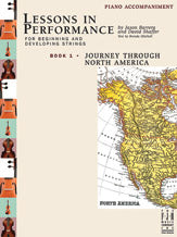 Lessons in Performance Book 1, Journey Through North America - Piano Accompaniment