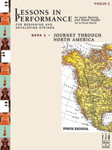 Lessons in Performance Book 1, Journey Through North America - Violin 2
