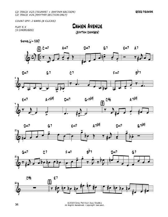 Jazz Trumpet Etudes Played by Wayne Bergeron