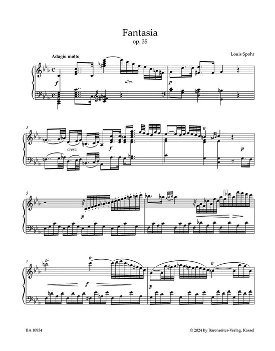 Fantasia in C minor op. 35 für Harfe op. 35 C minor