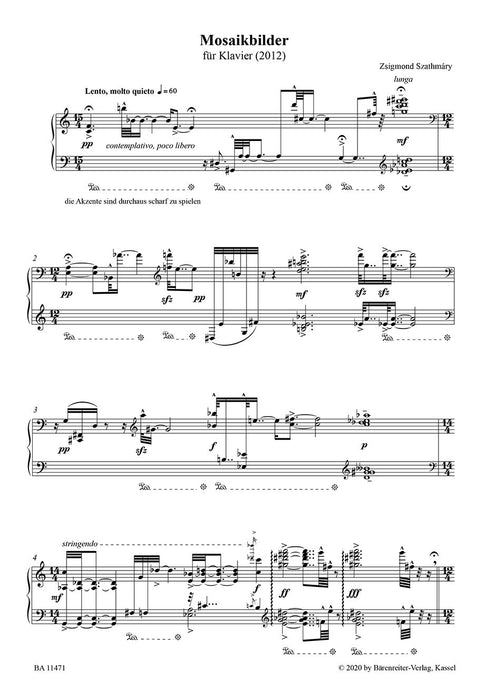 Mosaikbilder für Klavier