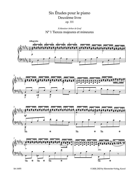 Six Études pour le piano op. 111 R 49 Vol. 2 Deuxième livre op. 111 R 49 Vol. 2