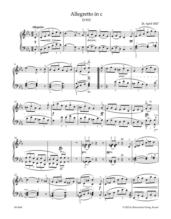 Selected Piano Pieces Jubiläums-Sonderausgabe - 100 Jahre Bärenreiter