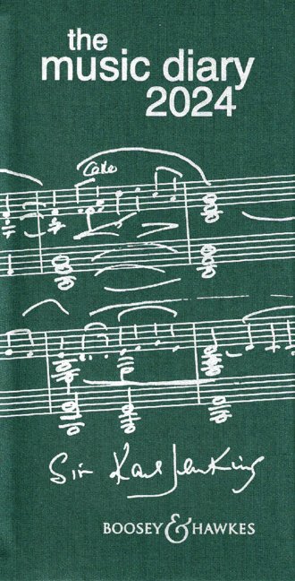 Music Diary 2024 green