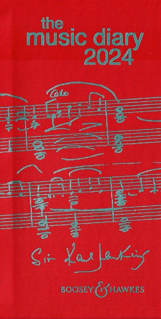 Music Diary 2024 red