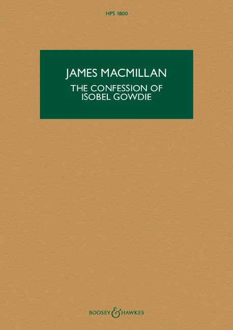 The Confession of Isobel Gowdie HPS 1800 HPS 1800 Hawkes Pocket Scores