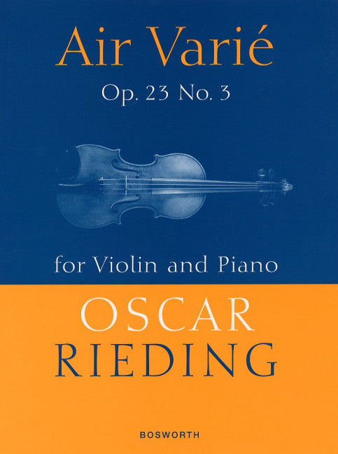Air Varié Op. 23/3 for Violin and Piano Op. 23/3