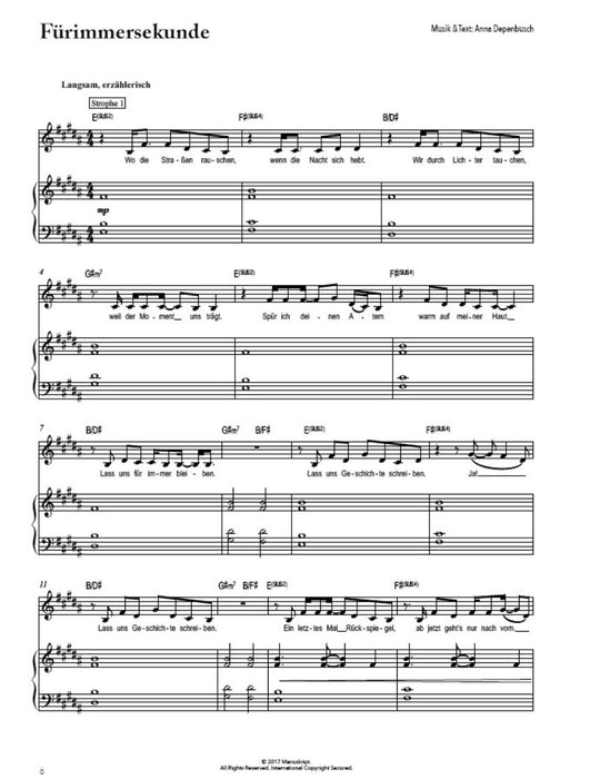 Das Alphabet der Anna Depenbusch in schwarz-weiß