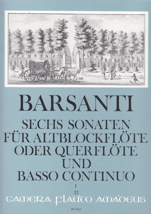 Six Sonatas Vol. 1 / 6 Sonatas Op. 1, Nos. 1-3