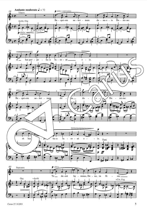 Requiem op. 48 Fassung für Sinfonieorchester (1900) op. 48