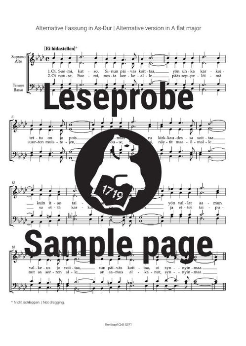 Finlandia-hymni aus op. 26