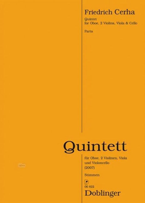 Quintett für Oboe, 2 Violinen, Viola und Violoncello -2007