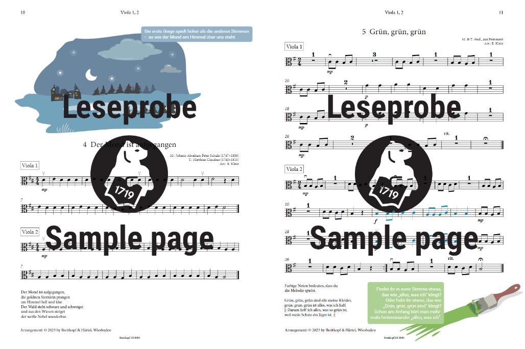 Together on Strings 23 Liedsätze für junge Streicher mit Spiel-, Übe- und Musiziervorschlägen