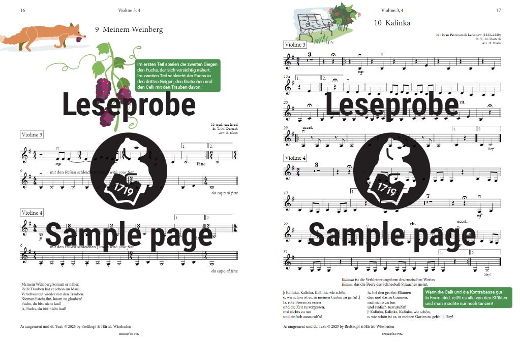 Together on Strings 23 Liedsätze für junge Streicher mit Spiel-, Übe- und Musiziervorschlägen