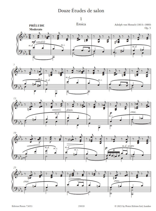 Complete Etudes II Vol. 2 Douze Études de salon Op. 5 Vol. 2