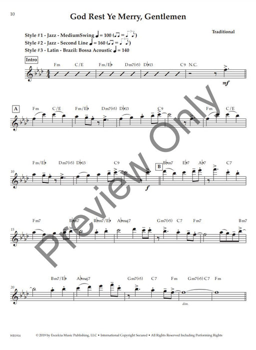 Solo Styles for Christmas - Flute 15 Festive Solos in 25+ Different Styles