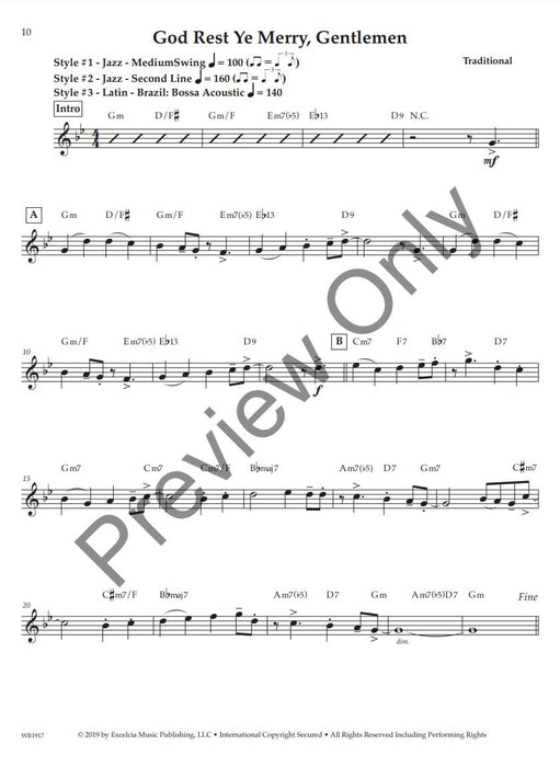 Solo Styles for Christmas - Trumpet 15 Festive Solos in 25+ Different Styles