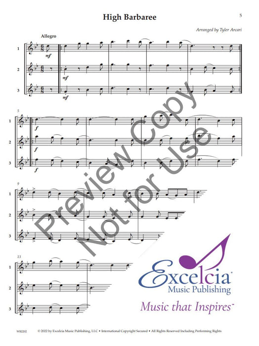 Adaptable Sea Shanties 16 Trios for Any Wind & Percussion Instruments