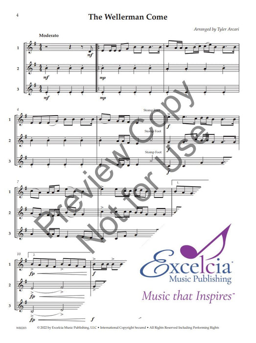 Adaptable Sea Shanties 16 Trios for Any Wind & Percussion Instruments