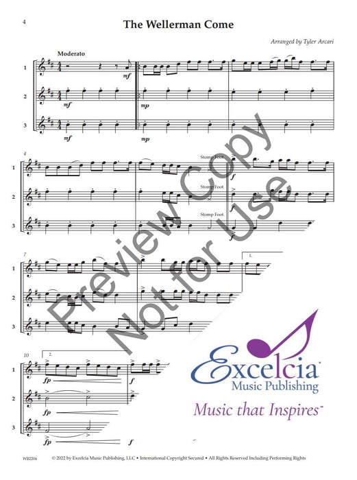 Adaptable Sea Shanties 16 Trios for Any Wind & Percussion Instruments