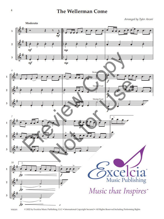 Adaptable Sea Shanties 16 Trios for Any Wind & Percussion Instruments