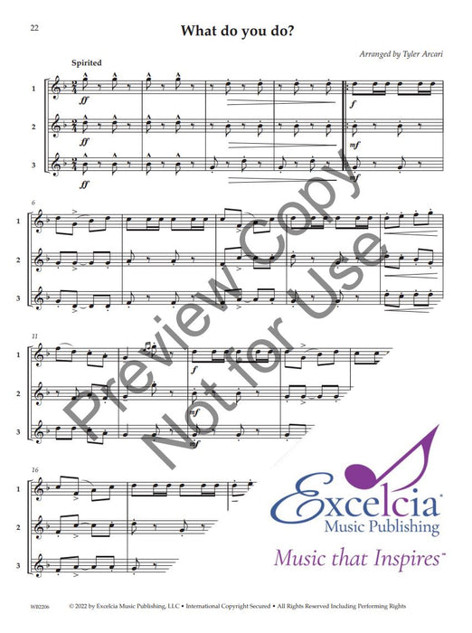 Adaptable Sea Shanties 16 Trios for Any Wind & Percussion Instruments