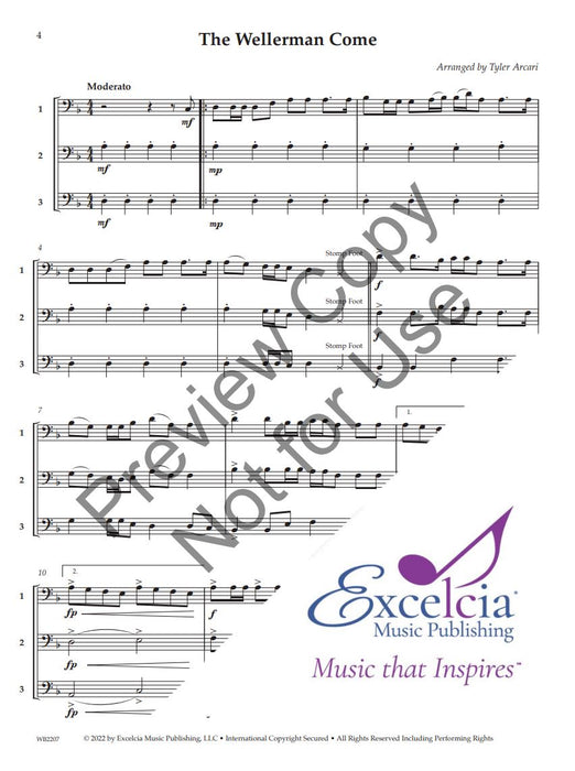 Adaptable Sea Shanties 16 Trios for Any Wind & Percussion Instruments