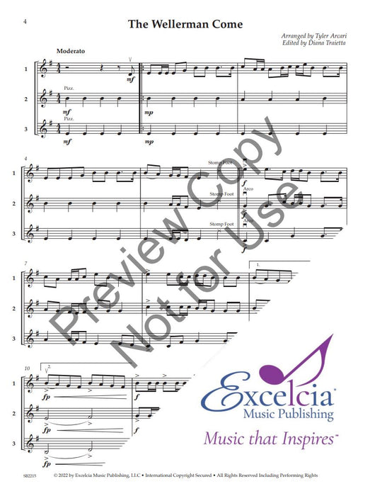 Adaptable Sea Shanties 16 Trios for Any Combination of String Instruments