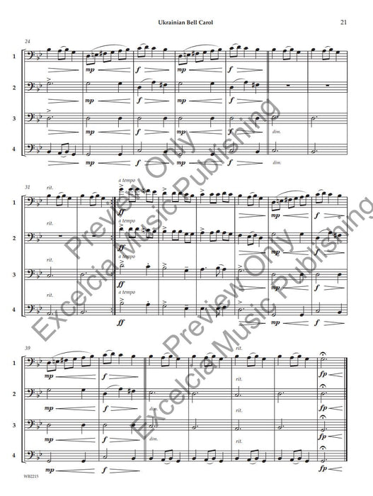 Adaptable Quartets for Christmas 22 Quartets for Any Wind and Percussion Instruments