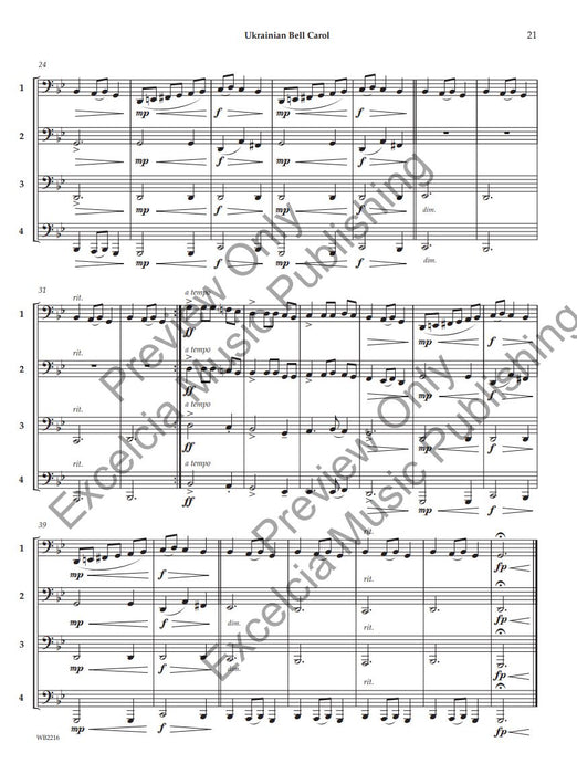 Adaptable Quartets for Christmas 22 Quartets for Any Wind and Percussion Instruments