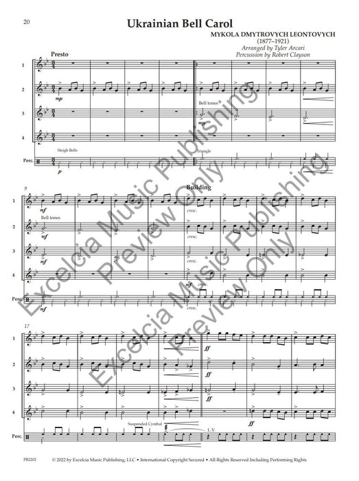 Adaptable Quartets for Christmas 22 Quartets for Any Wind and Percussion Instruments