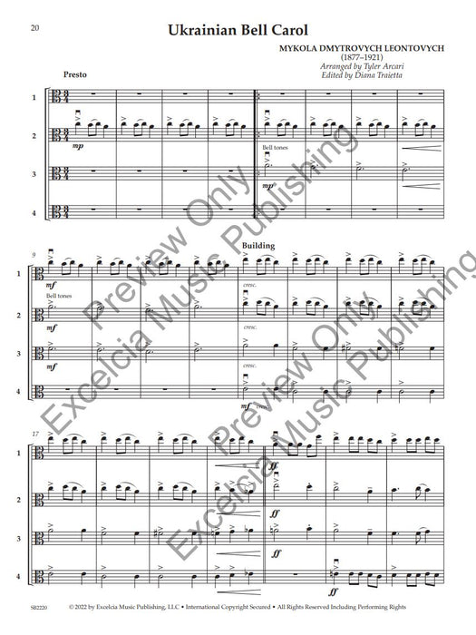 Adaptable Quartets for Christmas 22 Quartets for Any Combination of String Instruments