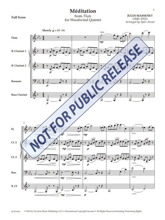 Méditation from Thaïs