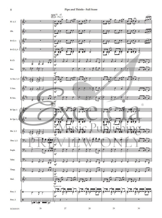 Pipe and Thistle (Sketches of Scotland)