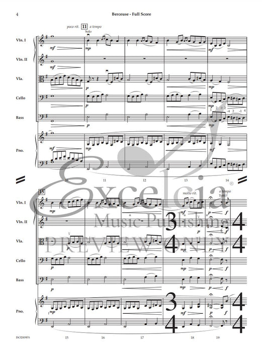 Berceuse from Noure et Anitra