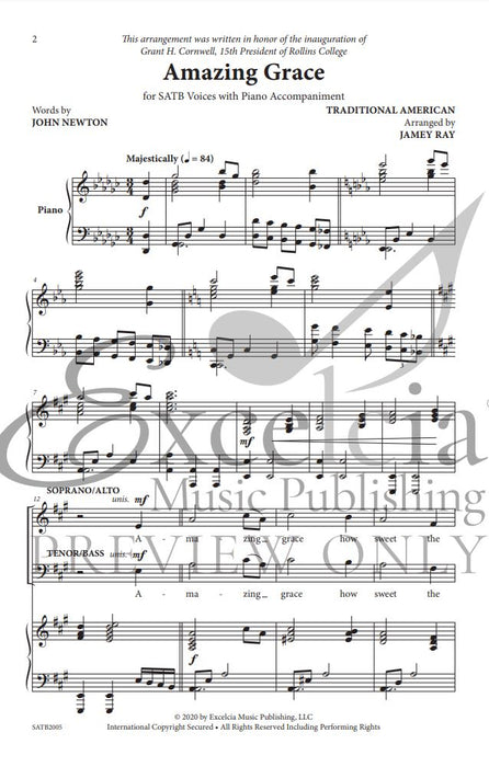 Amazing Grace Traditional American