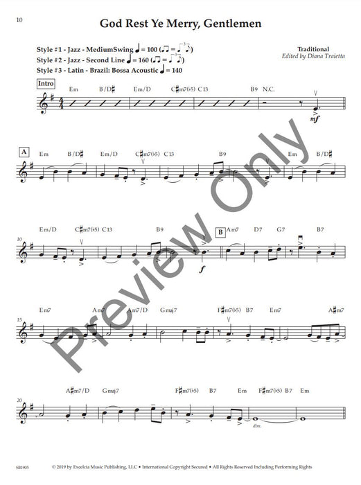 Solo Styles for Christmas - Bass 15 Festive Solos in 25+ Different Styles