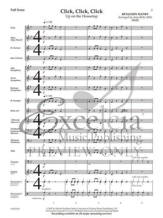 Click, Click, Click Up on the Housetop