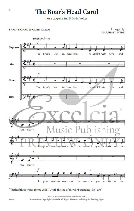 The Boar’s Head Carol Traditional English Carol