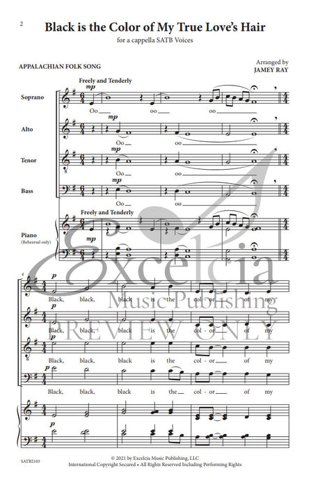 Black is the Color of My True Love’s Hair Appalachian Folk Song