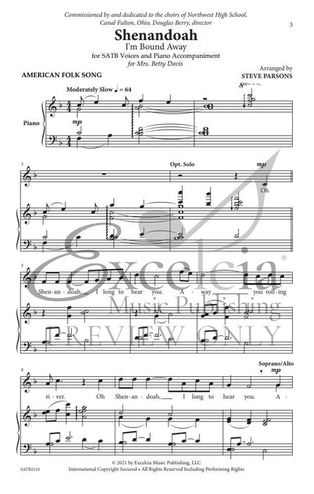 Shenandoah (I'm Bound Away) American Folk Song