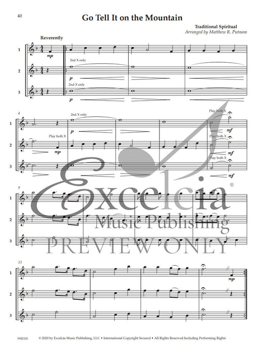 Adaptable Trios for Christmas 27 Trios for Any Wind and Percussion Instruments