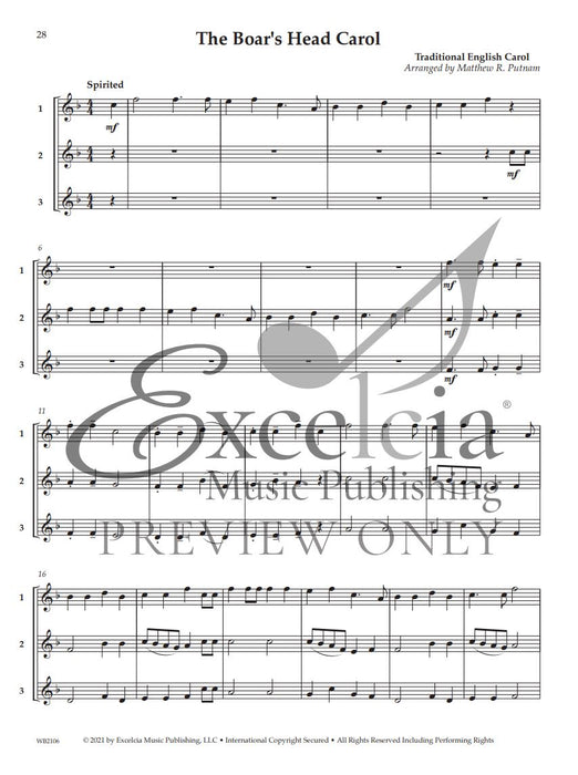 Adaptable Trios for Christmas 27 Trios for Any Wind and Percussion Instruments