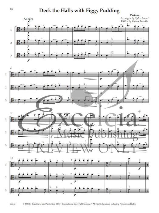 Adaptable Trios for Christmas 27 Trios for Any Three String Instruments