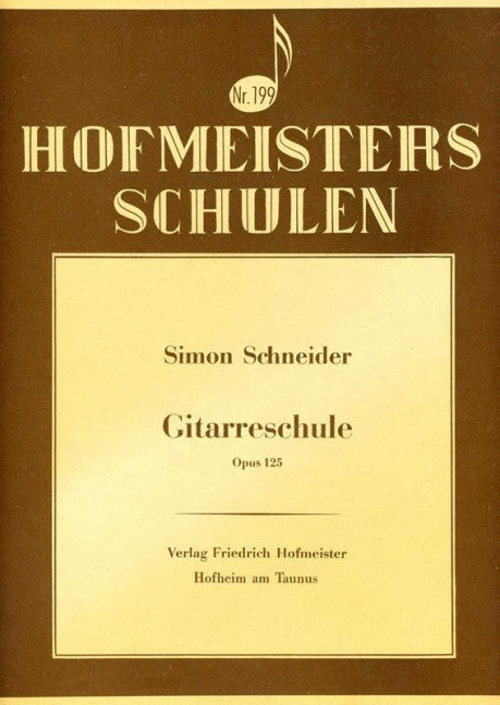 Gitarreschule op. 125 op. 125