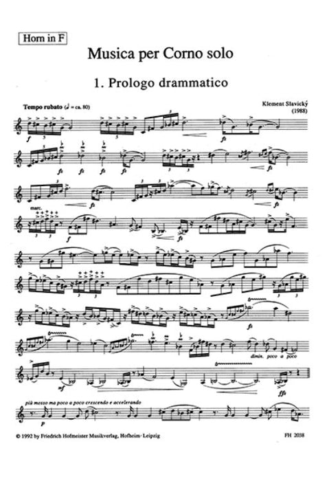 Musica per Corno solo